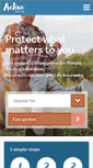 Mobile Screenshot of activequote.com